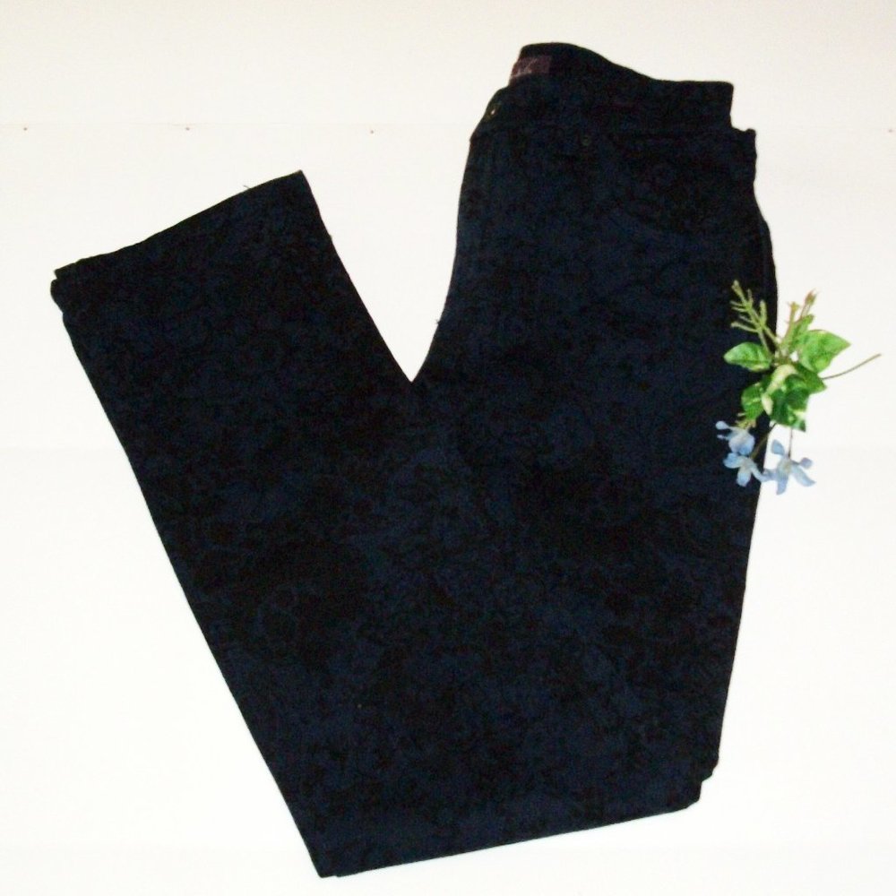 GLORIA VANDERBILT 4 Paisley Stretch Jeans